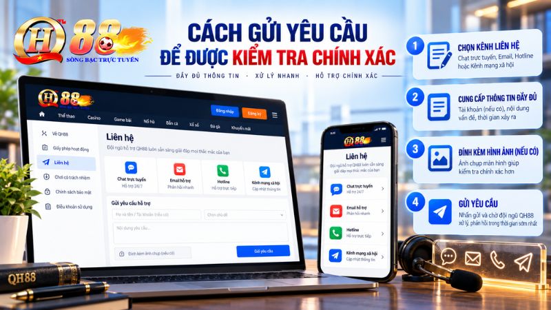 Cách gửi yêu cầu để được kiểm tra chính xác