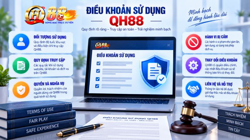 Điều Khoản Sử Dụng QH88 – Quy Định Khi Truy Cập Website